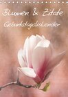 Buchcover Blumen & Zitate / Geburtstagskalender (Tischkalender 2014 DIN A5 hoch)