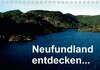Buchcover Neufundland entdecken (Tischkalender 2015 DIN A5 quer)