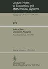 Buchcover Interactive Decision Analysis
