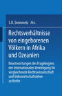 Buchcover Rechtsverhältnisse von eingeborenen Völkern in Afrika und Ozeanien