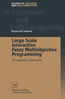 Buchcover Large Scale Interactive Fuzzy Multiobjective Programming