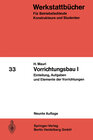 Buchcover Vorrichtungsbau I