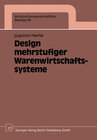 Buchcover Design mehrstufiger Warenwirtschaftssysteme