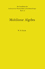 Buchcover Multilinear Algebra