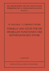 Buchcover Formeln und Sätƶe für die Speƶiellen Funktionen der Mathematischen Physik