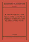 Buchcover Formeln und Sätƶe für die Speƶiellen Funktionen der Mathematischen Physik