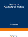 Buchcover Anleitung zur Qualitativen Analyse