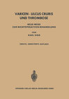 Buchcover Varicen - Ulcus Cruris und Thrombose