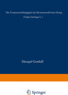 Buchcover Die Temperaturabhängigkeit der Myomerenzahl beim Hering <Clupea harengus L.>