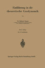 Buchcover Einführung in die theoretische Gasdynamik