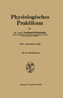 Buchcover Physiologisches Praktikum