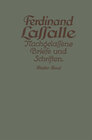 Buchcover Lassalles Briefwechsel aus den Jahren seiner Arbeiteragitation 1862–1864