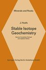 Buchcover Stable Isotope Geochemistry (Minerals, Rocks and Mountains Book 9) (English Edition)