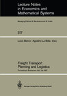 Buchcover Freight Transport Planning and Logistics