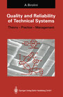 Buchcover Quality and Reliability of Technical Systems