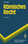 Buchcover Römisches Recht