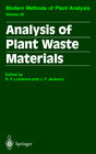 Buchcover Analysis of Plant Waste Materials