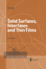 Buchcover Solid Surfaces, Interfaces and Thin Films