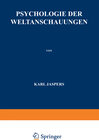 Buchcover Psychologie der Weltanschauungen
