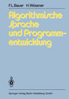 Buchcover Algorithmische Sprache und Programmentwicklung