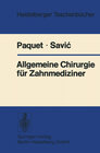 Buchcover Allgemeine Chirurgie für Zahnmediziner