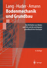 Buchcover Bodenmechanik und Grundbau