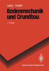 Buchcover Bodenmechanik und Grundbau