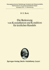 Buchcover Die Bedeutung von Konstellation und Kondition für ärztliches Handeln