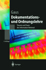 Buchcover Dokumentations- und Ordnungslehre