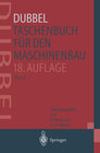 Buchcover DUBBEL - Taschenbuch für den Maschinenbau