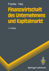 Buchcover Finanzwirtschaft des Unternehmens und Kapitalmarkt