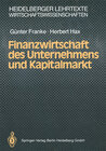 Buchcover Finanzwirtschaft des Unternehmens und Kapitalmarkt