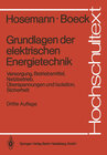 Buchcover Grundlagen der elektrischen Energietechnik