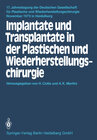 Buchcover Implantate und Transplantate in der Plastischen und Wiederherstellungschirurgie