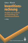 Buchcover Investitionsrechnung