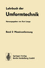 Buchcover Lehrbuch der Umformtechnik