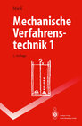 Buchcover Mechanische Verfahrenstechnik 1