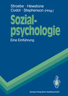 Buchcover Sozialpsychologie