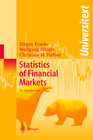 Statistics of Financial Markets width=