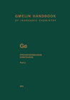 Buchcover Ge. Organogermanium Compounds
