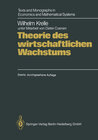 Buchcover Theorie des wirtschaftlichen Wachstums