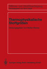 Buchcover Thermophysikalische Stoffgrößen