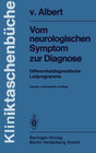 Buchcover Vom neurologischen Symptom zur Diagnose
