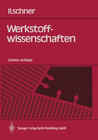 Buchcover Werkstoffwissenschaften