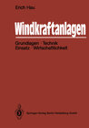 Buchcover Windkraftanlagen