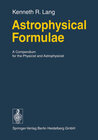 Buchcover Astrophysical Formulae