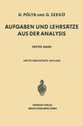 Buchcover Aufgaben und Lehrsätze aus der Analysis