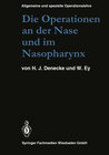 Buchcover Die Operationen an der Nase und im Nasopharynx