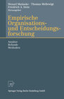 Buchcover Empirische Organisations- und Entscheidungsforschung