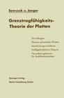 Buchcover Grenztragfähigkeits-Theorie der Platten